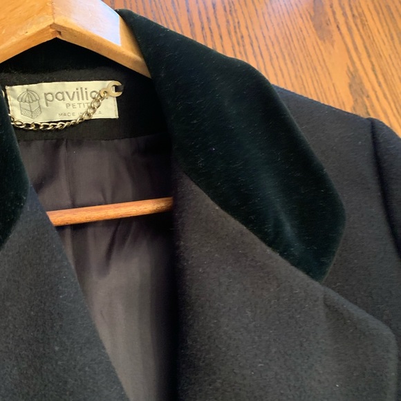 Vintage Women’s Wool Coat - Black - Picture 3 of 7